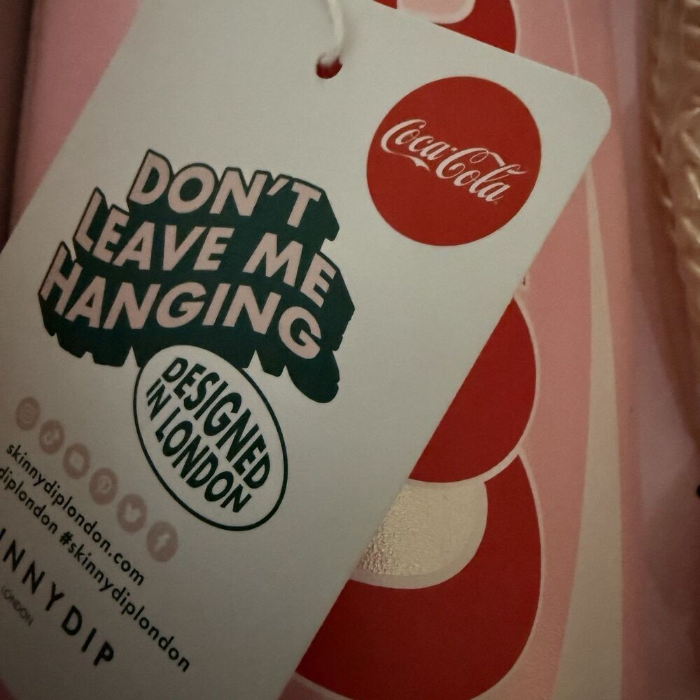 Cherry Coke Novelty Bag Crossbody Purse Skinnydip London Pink NWT - Picture 5 of 5